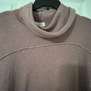 Umgee Women's Soft Lavender Cowl Neck Sweater